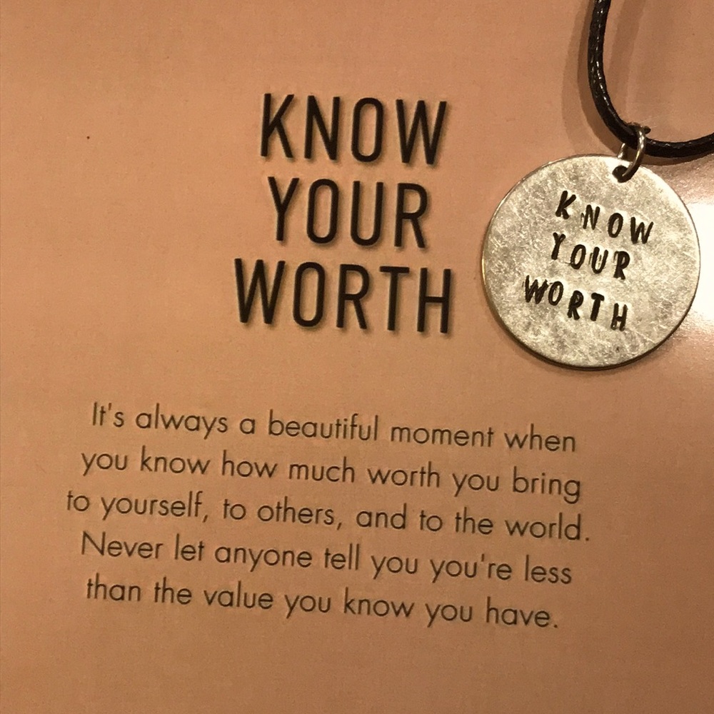 Know Your Worth Necklace